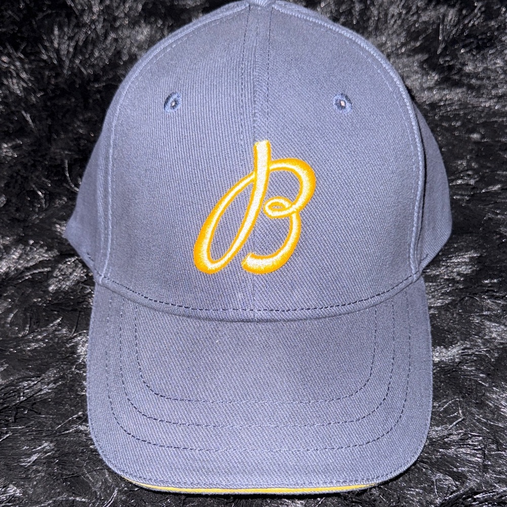 Breitling Blue Cap with Yellow Embroidery